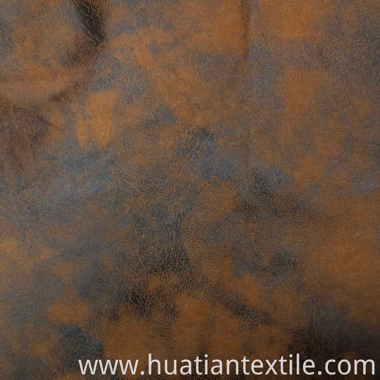 faux synthetic leather fabric for sofa cover